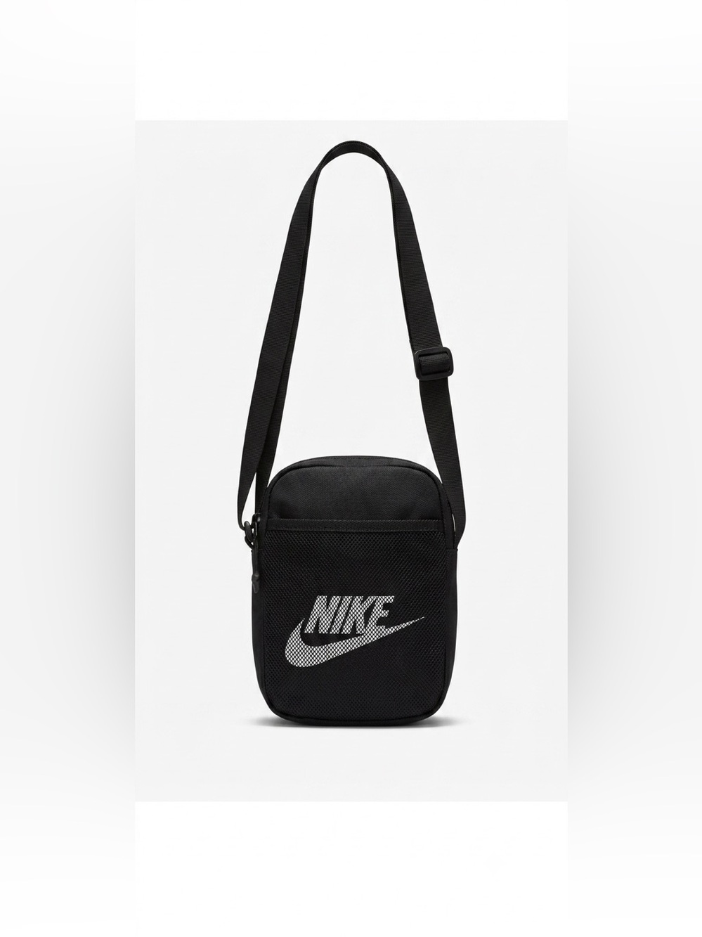 Nike Black Crossbody Bag with White Logo